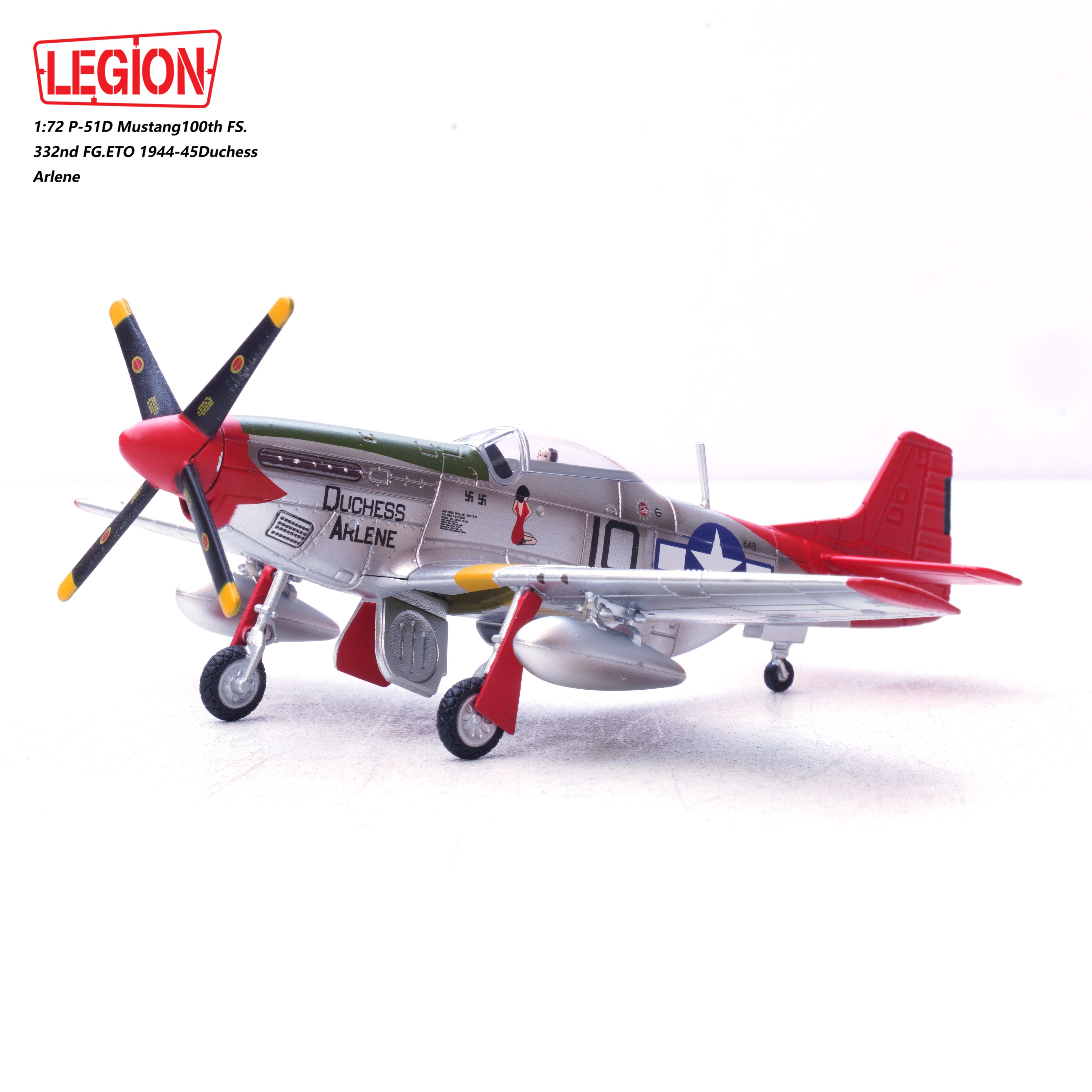 14663LE P-51D Mustang 100th FS, 332nd FG, ETO 1944-45 Duchess Arlene
