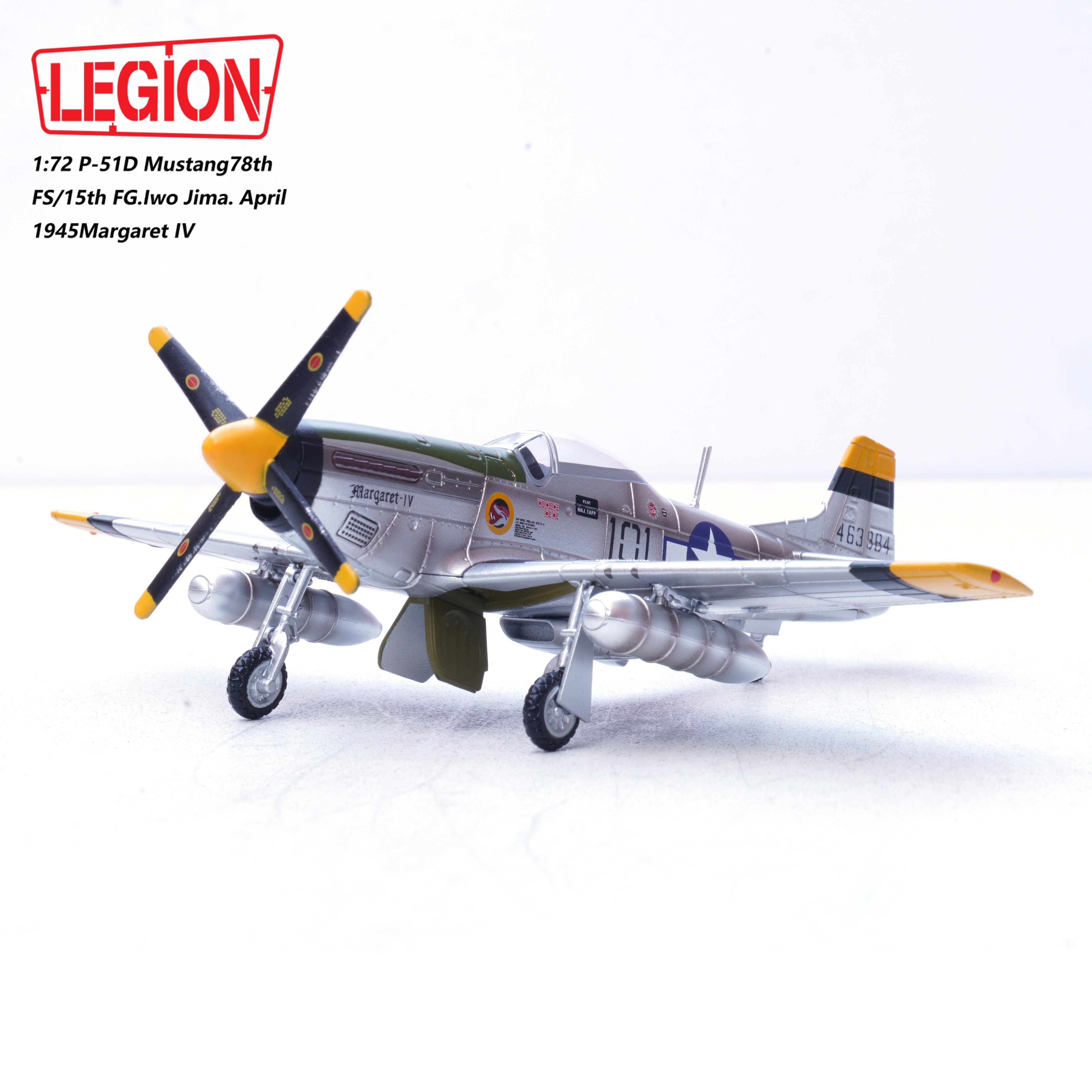 14663LF P-51D Mustang 78th FS/15th FG, Iwo Jima, April 1945 Margaret IV
